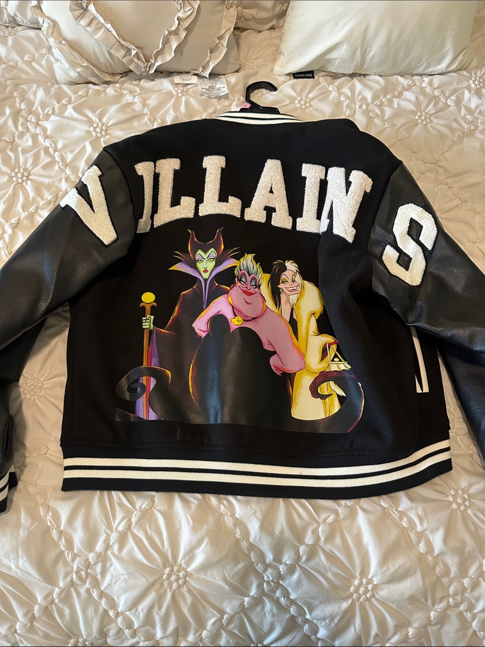 Super cool villains Disney varsity jacket